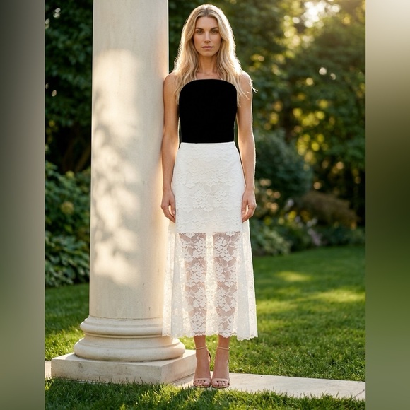 The Kooples Dresses & Skirts - $325 The Kooples ivory cream lace overlay Maxi Skirt NWT vintage inspired size 6